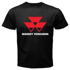 New Massey Ferguson Tractor Agriculture Men's Black Size S-5XL