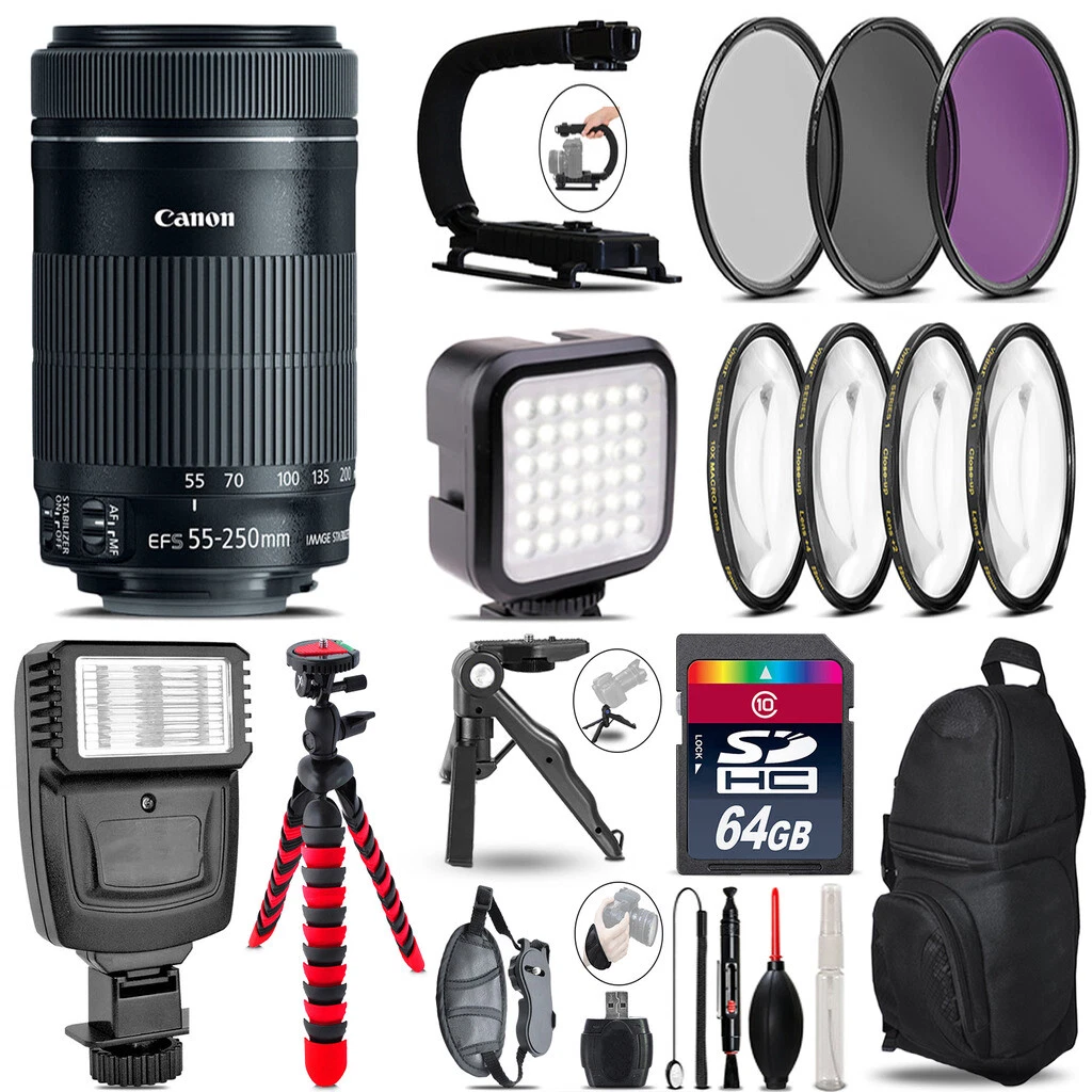 Canon STM 55-250mm Focal Camera Lenses for sale | eBay