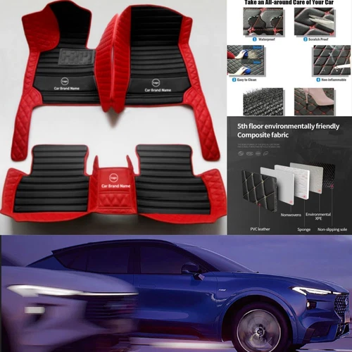 For Toyota 4Runner 1995-2020 Car Floor Mats Anti-slip Custom Liners Carpets Rugs - Imagen 4 de 42