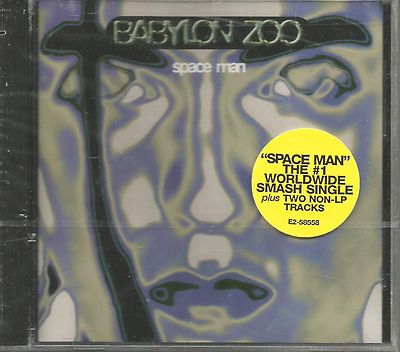 BABYLON ZOO Space man w/ RARE MIX & 2 UNRELEASED & EDIT CD Single USA SEALED