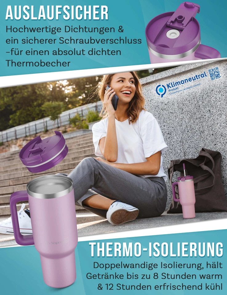 My Vesperbox - Kinny Cup - Verschiedene Farben 500,950,1200ml - Thermobecher - Bild 4 von 4