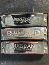 3 Blues Band harmonicas all in the key of C