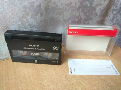 RARE Vintage sony high quality durability cassette 90 video 8 mp