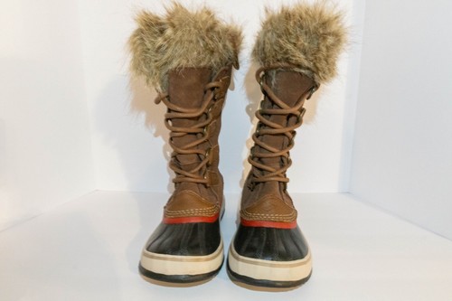 Sorel Joan of Arctic Umber Red Dahlia Waterproof Snow Boots Sz 6 NL 2429-261 - Picture 3 of 11