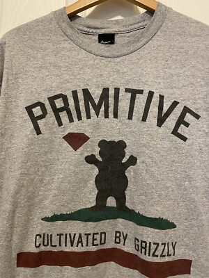 ★Grizzly OG Yosemite Bear T-シャツ 【Diamond Supply】★ Primitive Skateboard x Diamond Supply Co Cultivated By