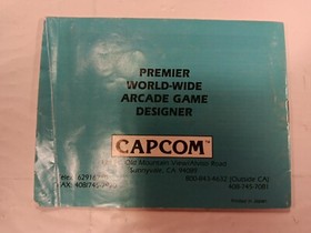 NES-Captain Commando Gun Smoke (Nintendo) MANUAL ONLY+PROTECTIVE BAG