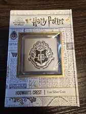 Silbermünze Harry Potter™ Hogwarts™ Wappen (1.) 2021 - Niue - 1 Oz PP in Farbe