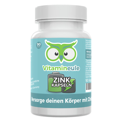 Zink Kapseln / Tabletten - hochdosiert 25 mg - deutsche Qualität - Vitamineule