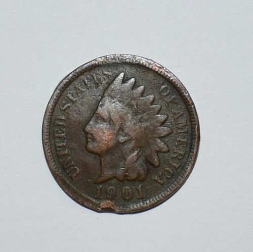1901 Indian Head Penny Broad Strike, Clip, Missing Bow, Arrows, Mint Error, More - Picture 9 of 17