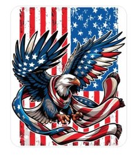 USA American Eagle Flag Sticker Decal A687