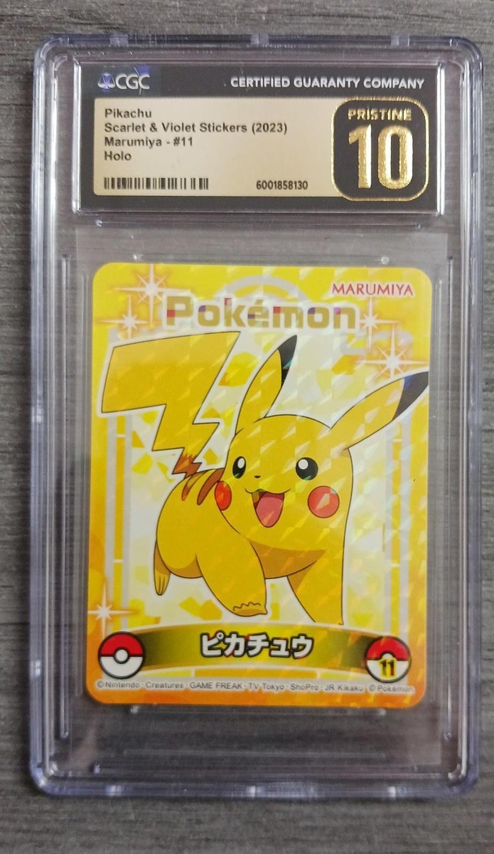 CGC Pristine 10 Pikachu Marumiya - #11 Holo | eBay
