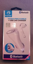 Premier Hands-Free Earbud  USB Car Charger