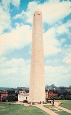 Boston MA Charlestown Massachusetts Bunker Hill Monument Vtg Postcard B50