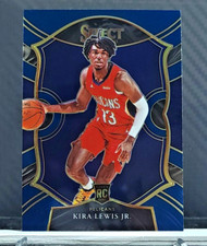 Kira Lewis Jr 2020-21 Select BLUE ROOKIE #73 - Pelicans RC