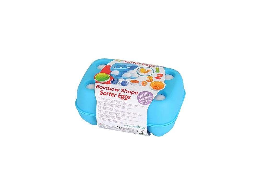 Rainbow Shape Sorter Eggs