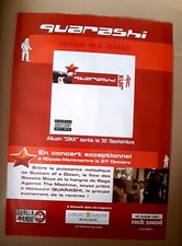 PUBLICITE ADVERT album advertising QUARASHI 2002 Lp JINX Concert PARIS