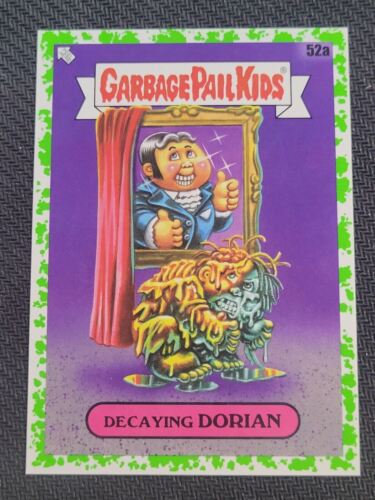 2022 Topps Garbage Pail Book Worms Booger Green #52a Decaying Dorian - Afbeelding 1 van 1