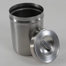 LOT of 6 Vollrath 64oz Dressing Jar 304 Stainless Steel 88020 Medical Kitchen