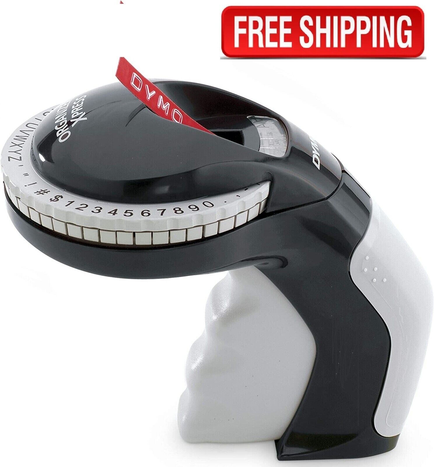 DYMO Embossing Label Maker with 3 DYMO Label Tapes Organizer Xpress