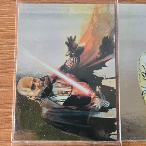 Tarjetas de arte en lámina 2011 Topps Star Wars Galaxy Series 6 Brian Rood # 2 7 8 + 10 C1 - Imagen 18 de 23
