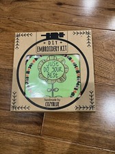 Cozy Blue Embroidery Kit Just Do Your Best Handmade USA