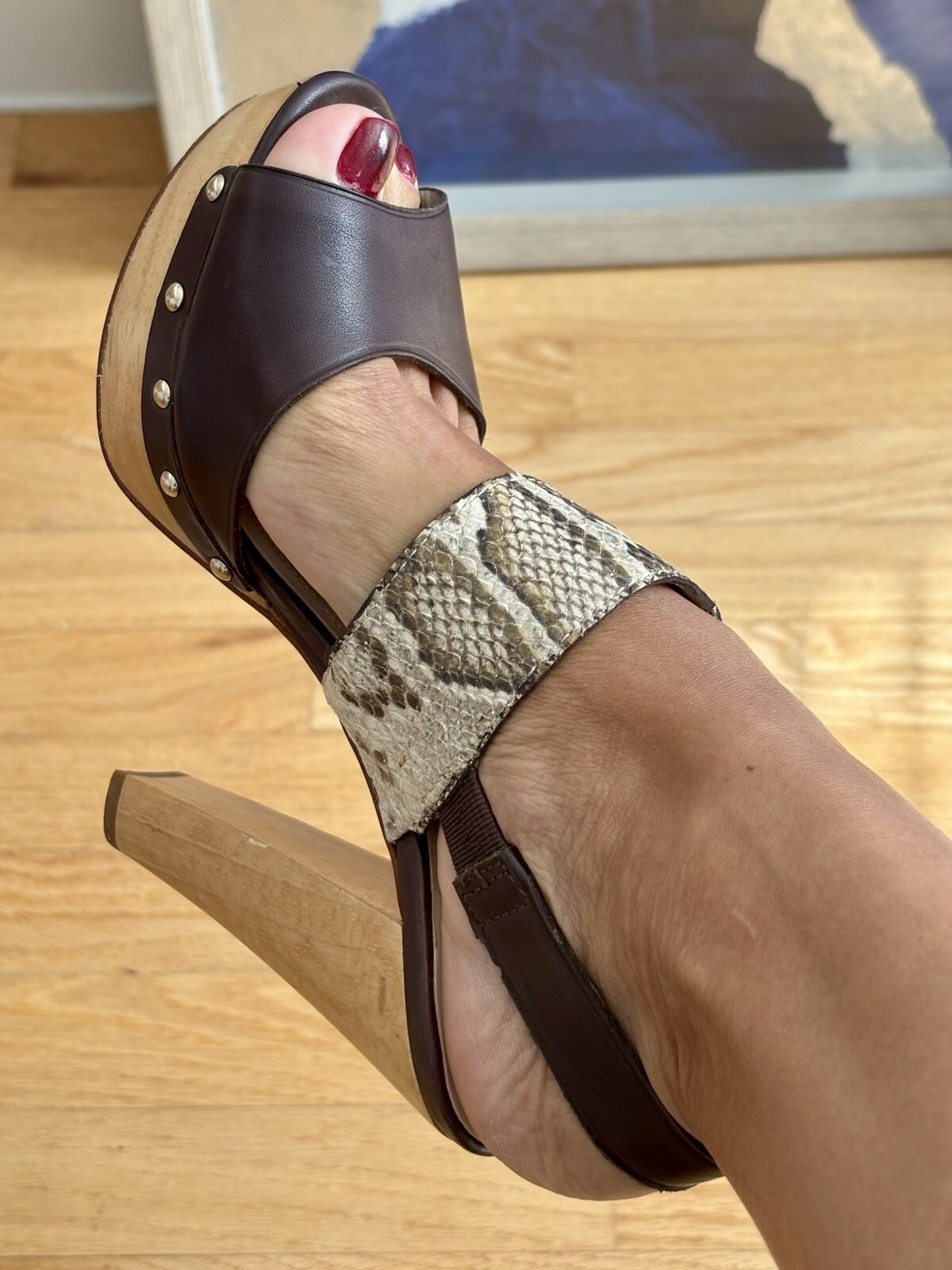 Coach Women's Size 7 Heels - Stylish & Comfortable-image