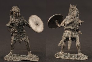 unpainted 54mm metal toy soldiers