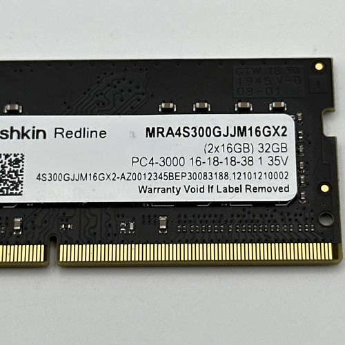 Notebook Redline Mushkin 16 GB (1x16 GB) - DDR4 (PC4-3000) - MRA4S300GJM16GX2 - Imagen 2 de 4