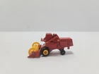 VINTAGE Matchbox Lesney # 65 Claas Combine Harvester Red Diecast Toy Cars-Trucks