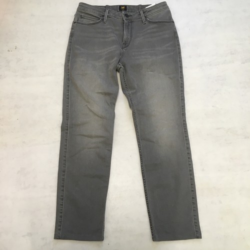 Lee Elly Jeans Womens W30 L27 Grey Denim Slim Straight Mid Rise Cotton Stretch - Picture 2 of 15