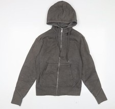 Sneaker Freak donna grigio cotone full zip con cappuccio taglia XS zip