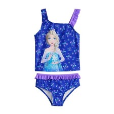 Disney Frozen 2 Swimsuit Tankini Bikini Girls 4 5 6 6X Elsa Blue Purple Princess