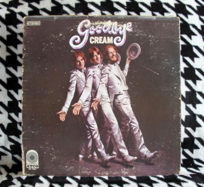 Cream : Goodbye 1969 Blues Rock LP Vinyl Record SD-7001 (Grade G)