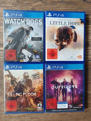 4x PS4 | Dark Pictures Little Hope + Outriders + Killing Floor 2 + Watch Dogs