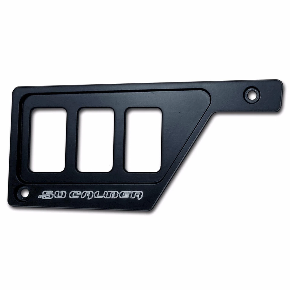 Painel esquerdo interruptor placa moldura Polaris RZR XP1000 Turbo S 900 Stealth preto - Imagem 2 de 4