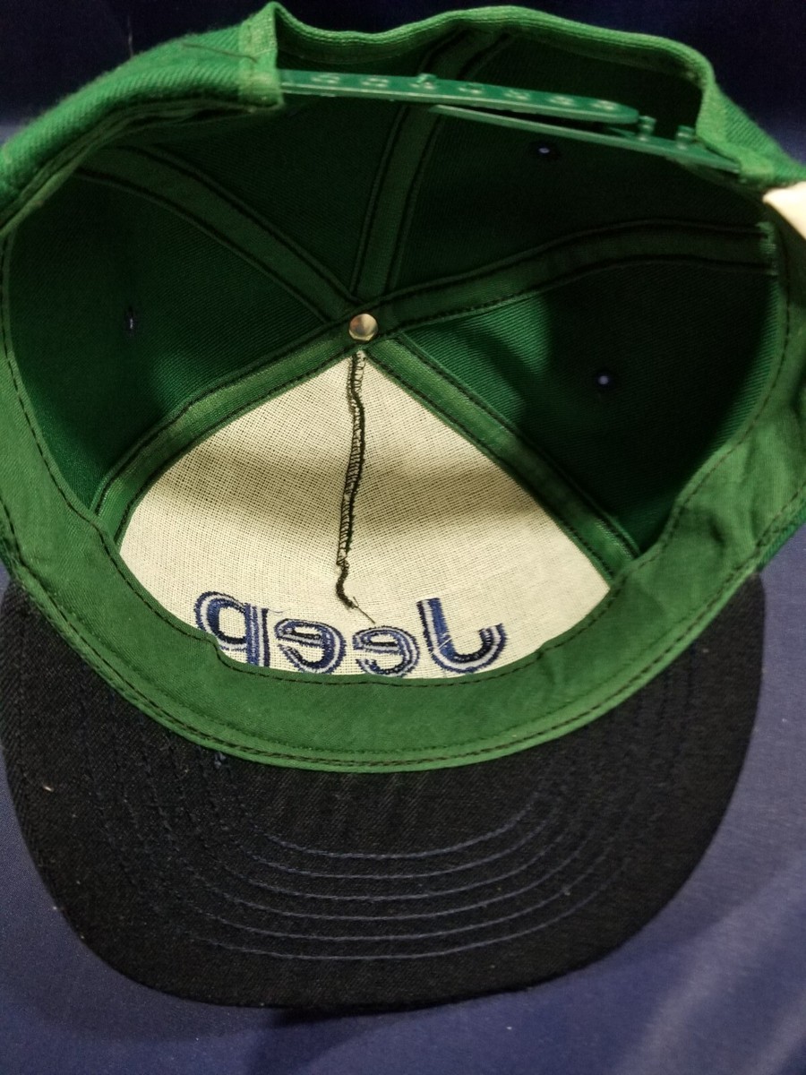 Jeep Logo Hat Green Snapback Baseball Cap - Mopar Collection