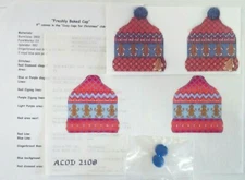 A Collection of Designs ACOD needlepoint handpaint COZY CAPS Freshly Baked SG