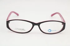 Modern Optical Eileen Burgundy/Pink Oval Eyeglasses Frames 56-17-140