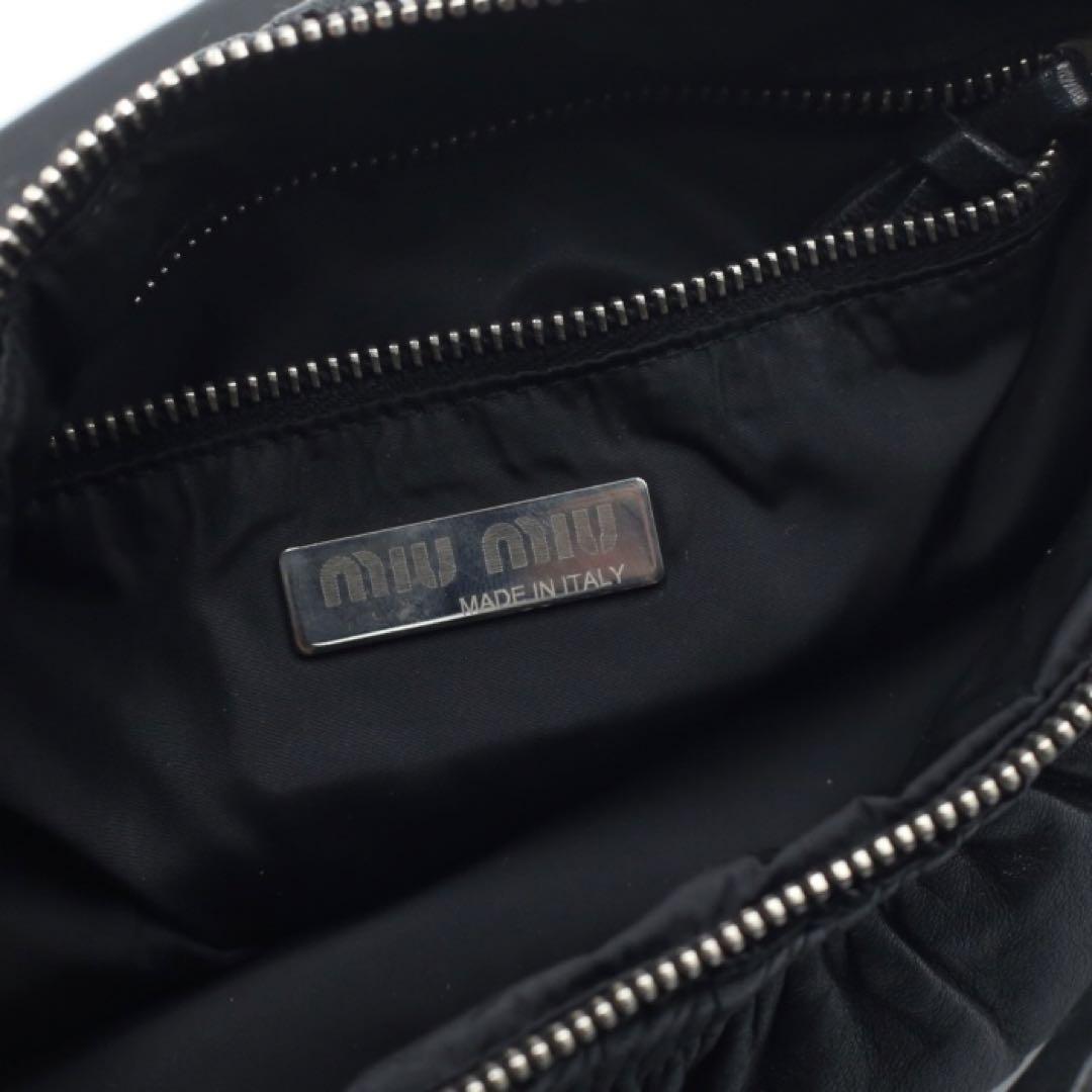 バッグ miumiu archive leather one shoulder bag MIU MIU Archive Turn Lock One Shoulder Bag - Hardware