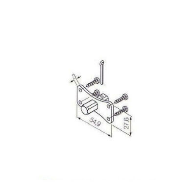 Nice 525.10013/Ax Stift Bild 10MM Für Neo Größe Mittel Ø 45 MM Automatismen