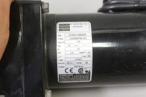 MOTORREDUCTOR CUERPO P/N: 33A5BEPM-W3 - Imagen 2 de 4