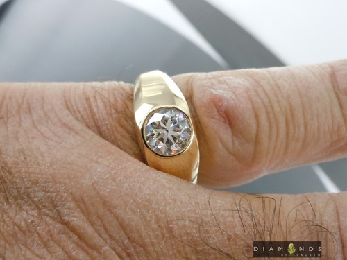 1.90ct K (Strong Blue) Diamond Ring R9246 Diamonds by Lauren - Picture 7 of 7