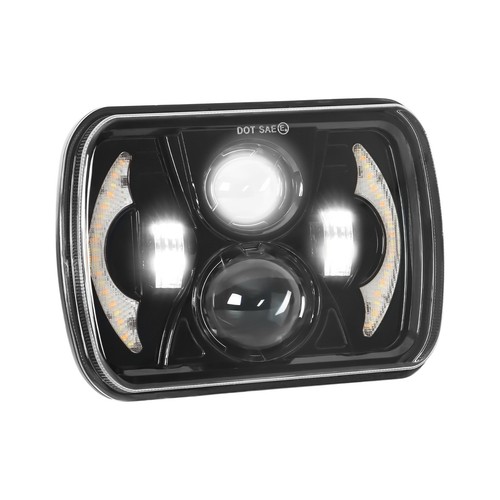 Faros LED con intermitente 2 piezas para Toyota Tacoma 1995-1997 y camioneta 5X7" 7X6 - Imagen 15 de 16