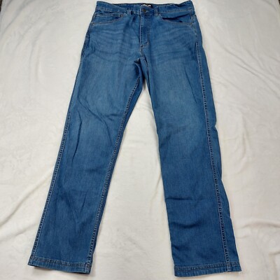 KIRKLAND SIGNATURE JEANS MENS BLUE DENIM STRAIGHT