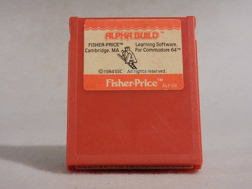 Alpha Build by Fisher-Price for Commodore 64 1984 Learning Software Cartridge DB - Picture 3 of 7
