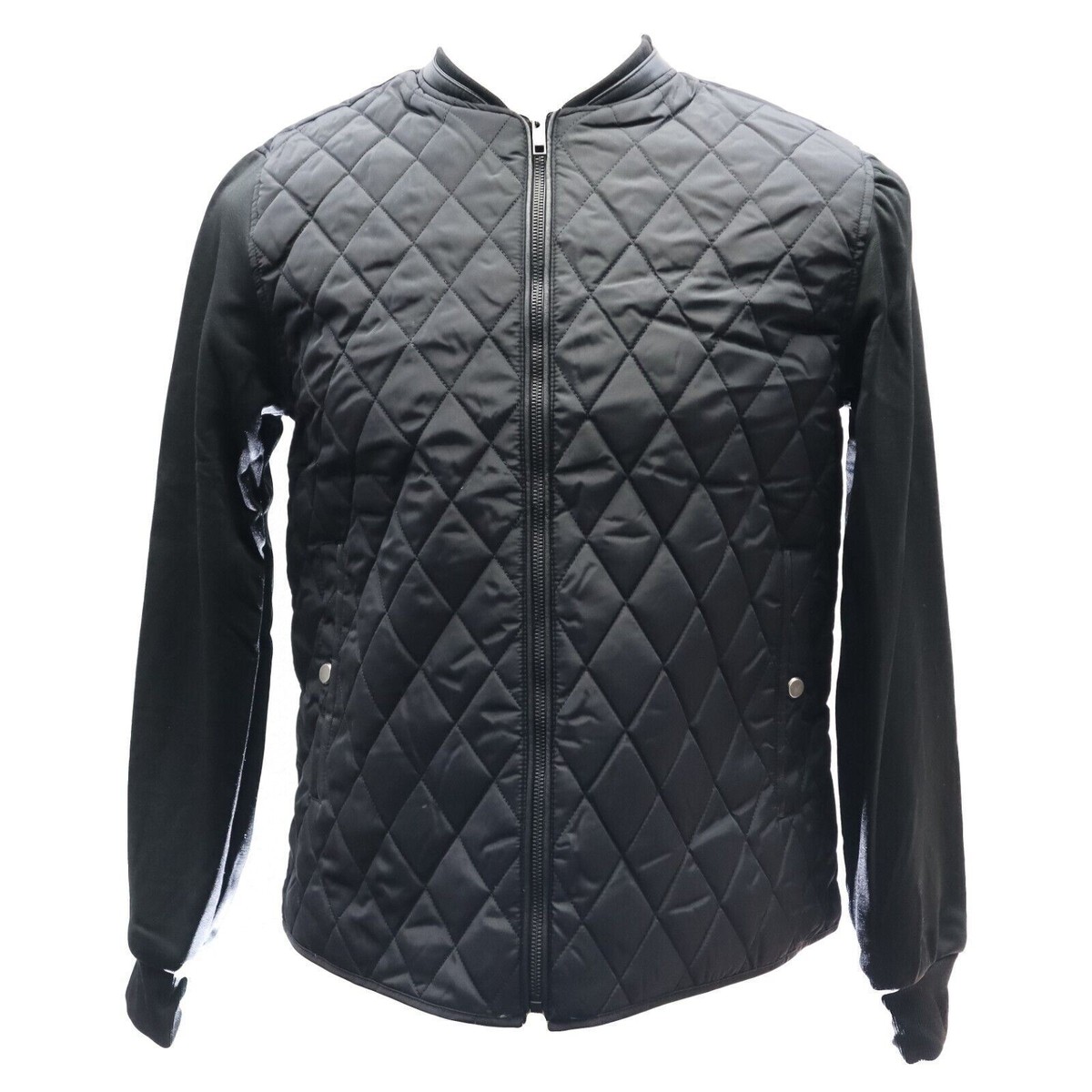 Men's Young USA Value & Comfort Lightweight Black Zip-Up Jacket