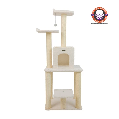 Armarkat B6203 Classic real wood Cat Tree, Five Levels With Condo B6203