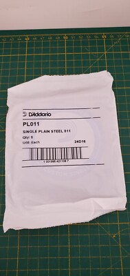 D'addario PL011 Saiten für E-Gitarre/Westerngitarre (5er Pack)