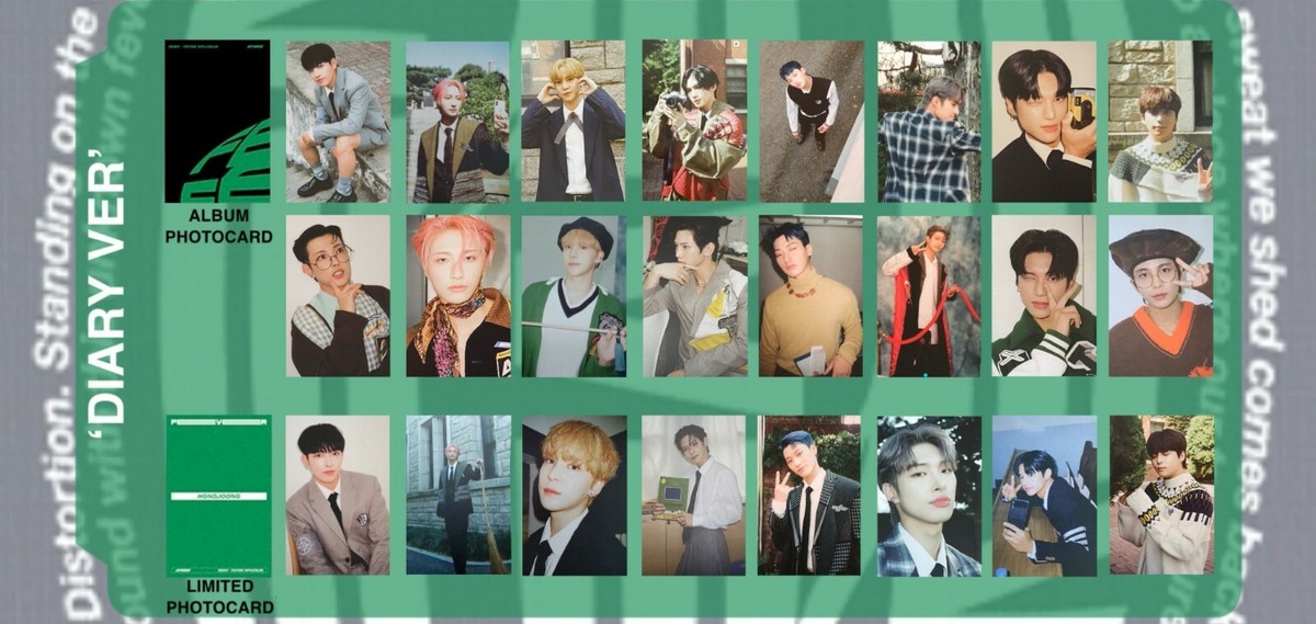 ATEEZ ZERO : FEVER EPILOGUE official photo card Ver. A Diary Z 8th