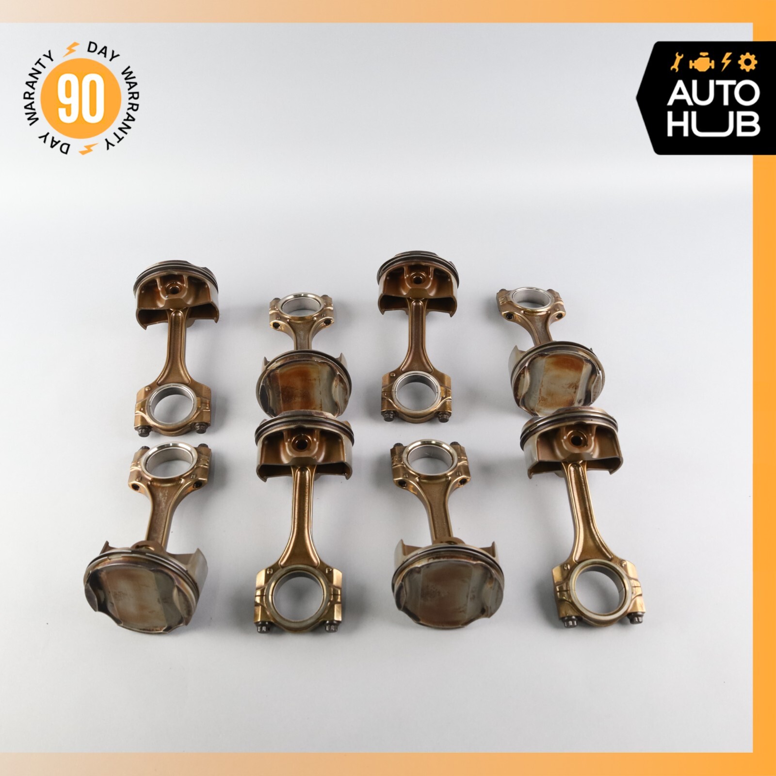 Maserati Quattroporte M139 4.7L Engine Motor Piston Connecting Rod Set OEM 68k